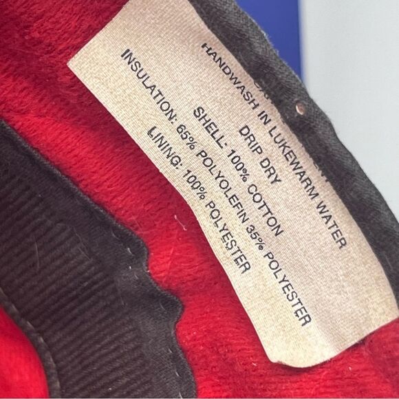 Carhartt Vintage Insulated Tan Cap with Ear Flaps Made In USA - Picture 9 of 9